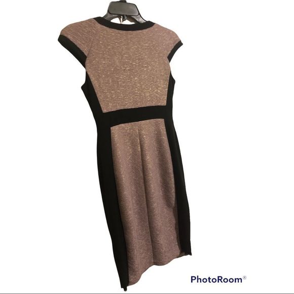 JAX | Rose Gold Metallic Dress - Picture 3 of 3